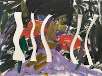 a painting with a lot of different colors on it
